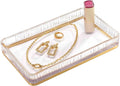 Nicole Miller Glass Vanity Tray