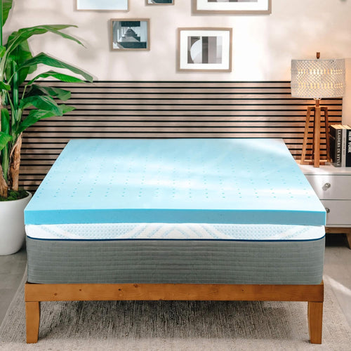 Clara Clark 4 inch memory foam mattress topper